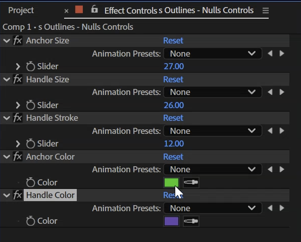 Create Nulls from Paths - OMEGA EDITION ScriptUI Panel