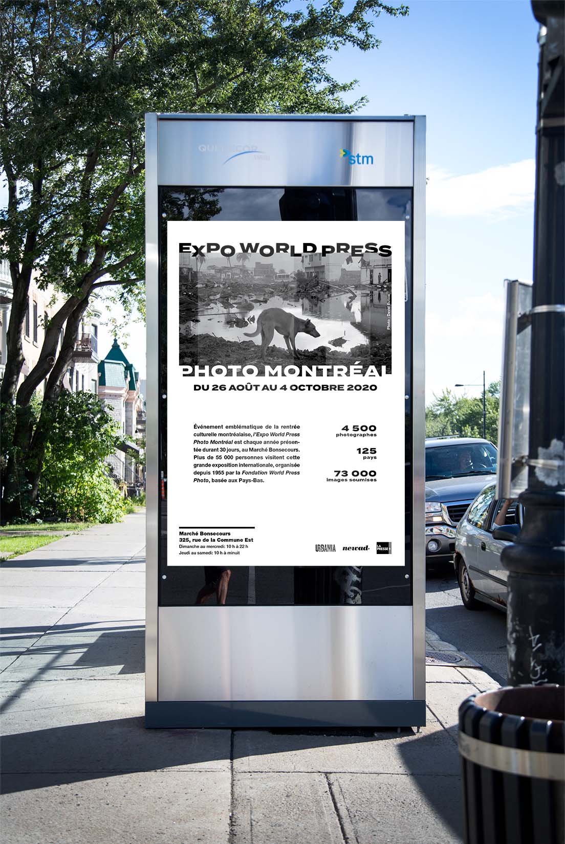 A sketch for Expo World Press Photo's graphic design project