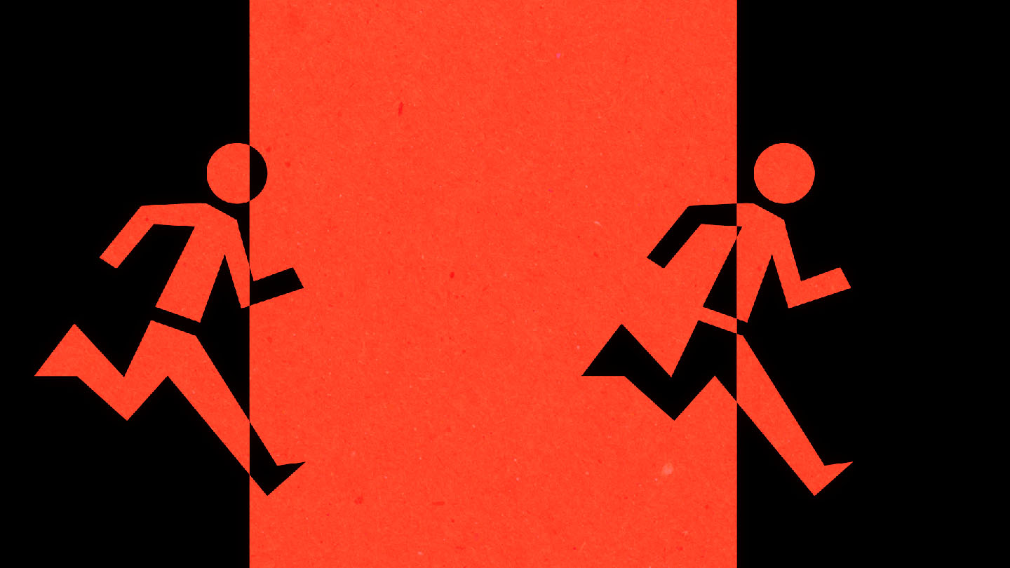 A still screenshot of the Lupin Opening Title Sequence Motion Design video