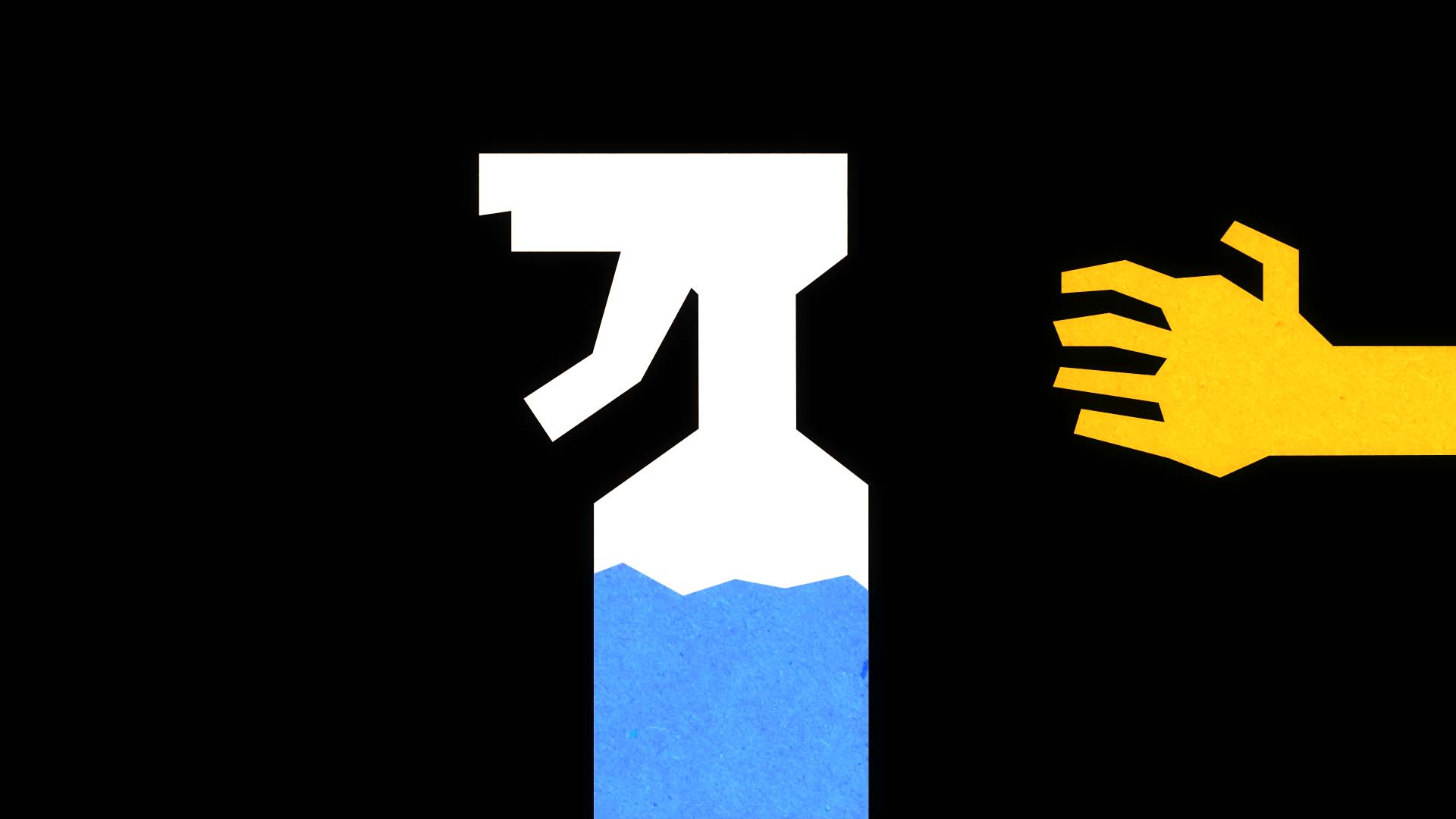 A still screenshot of the Lupin Opening Title Sequence Motion Design video