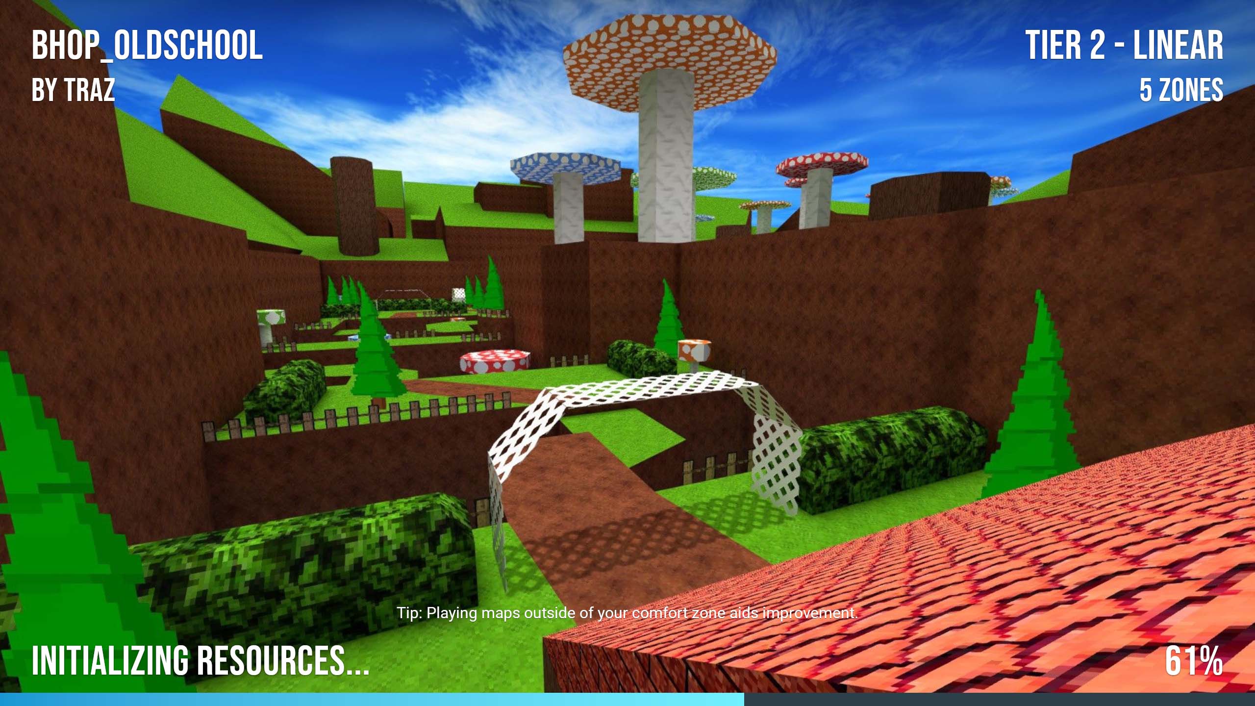 Momentum Mod's new in-game UI displaying the loading screen