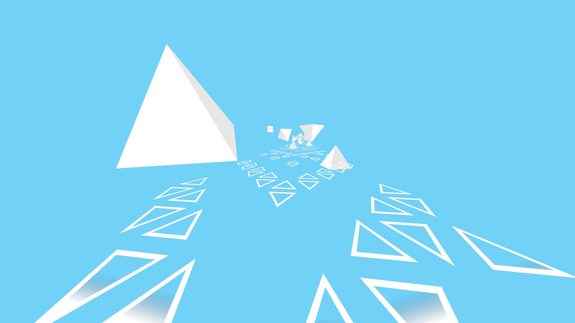 A screenshot of bhop_perspective